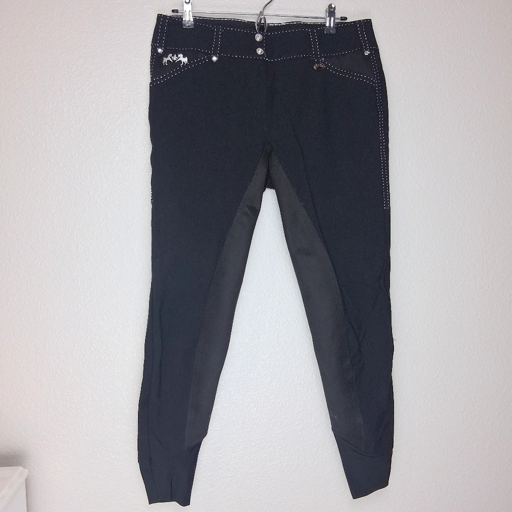 Blakely Full Seat Womens Riding Pants In Black Size 32